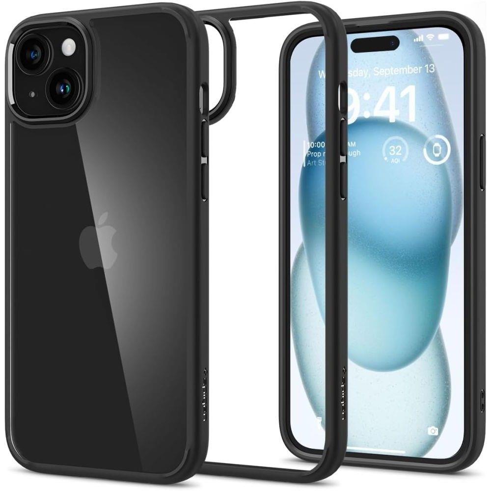 Spigen Ultra Hybrid (Apple iPhone 15), Smartphone Hülle, Schwarz - Bild 6