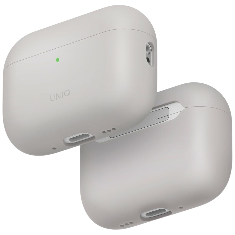 Uniq Gelb Lino Hülle Für Apple Airpods Pro 3, Beige - Image 2