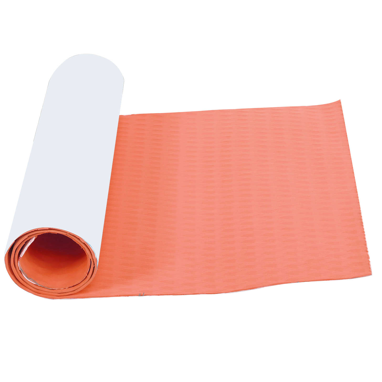 Tapis antidérapant EVA rainuré rouge, 2,2 x 0,71 m, adhésif, pour surfboard et paddleboard