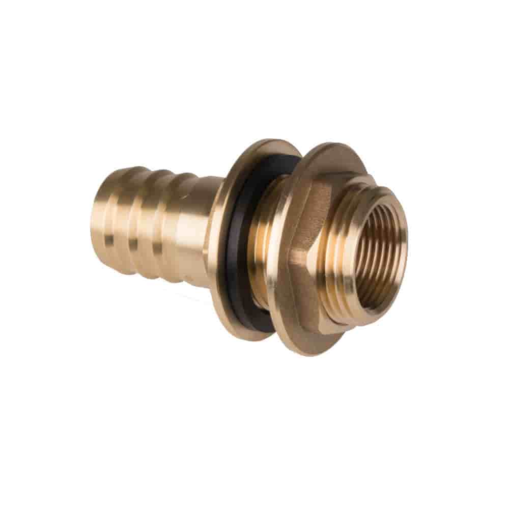Klasebo® Tank + Regentonnen Durchführung Gerade Ag 1/4 X Stutzen 1/25mm