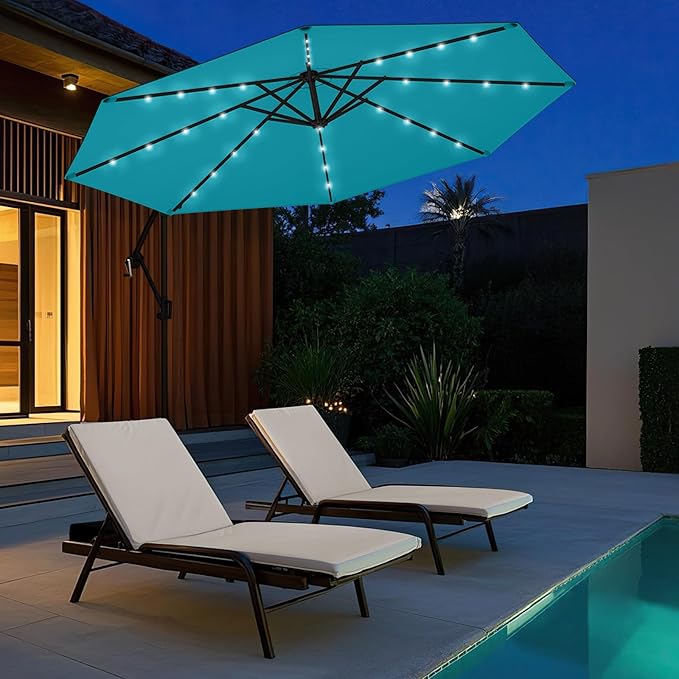 Parasol Déporté Ø3m, Parasol Pour Terrasse