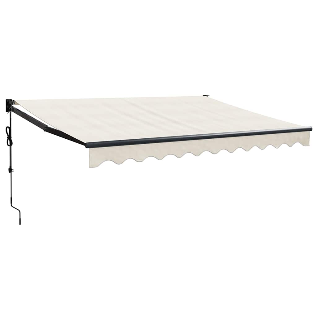 Automatic Retractable Awning Cream 3x2, 5 M Vidaxl