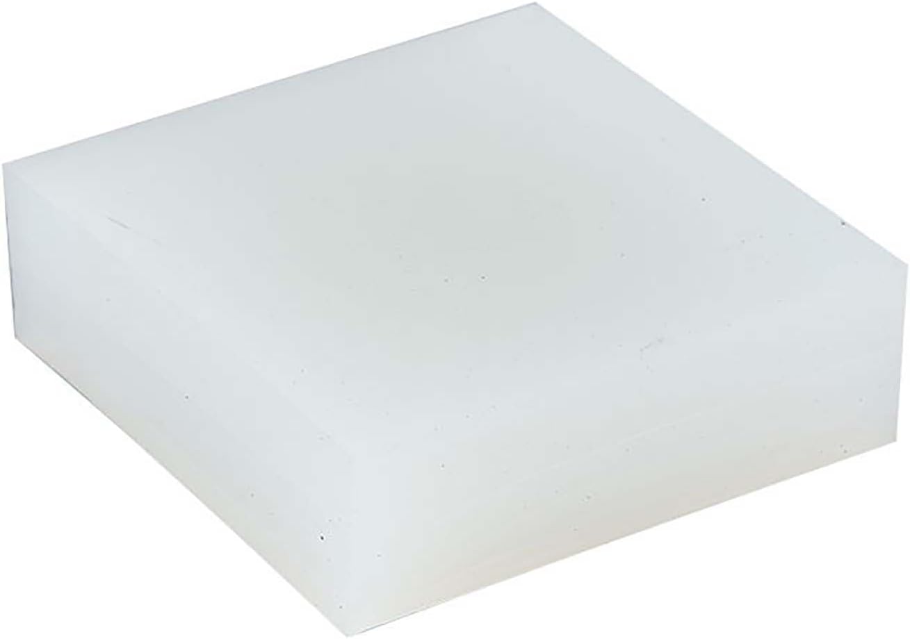 Patin en caoutchouc antidérapant blanc 200 x 200 mm, épaisseur 12 mm, protection de sol
