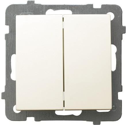 Ospel As Doppeltreppenschalter Ecru Łp-10G/M/27