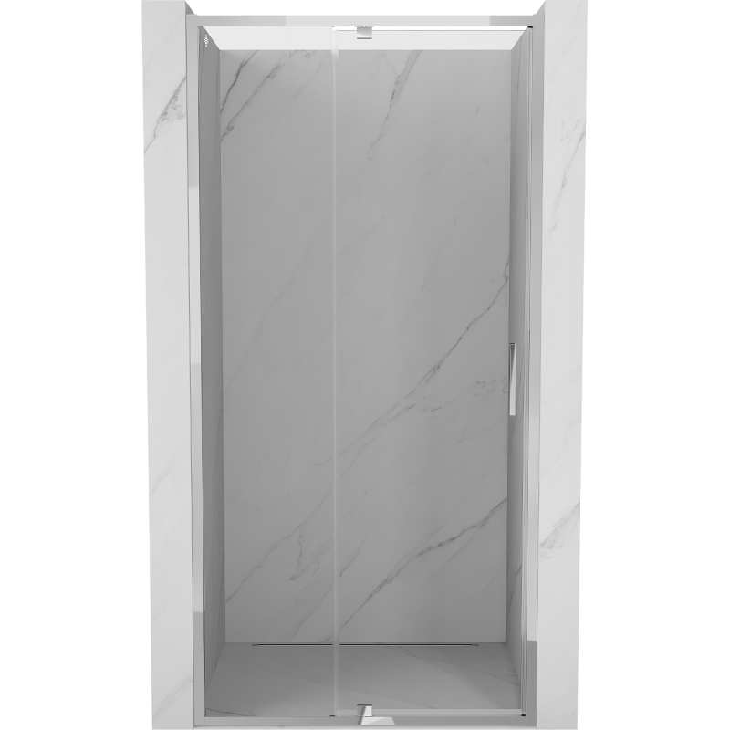 Mexen Exo Porta Doccia Battente 90 Cm, Trasparente, Cromo 819 090 0...
