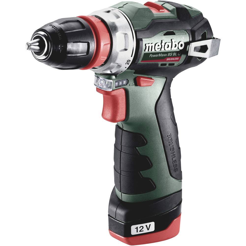 Metabo - Akku-bohrschrauber Powermaxx Bs Bl Q 2x Akku 2,0 Ah Ladegerät Lc 40