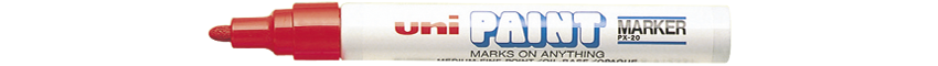 Uni Marker Uni-Ball Paint Px-20 Marker Rot Uni-Ball Paint Px-20 Marker - Bild 4
