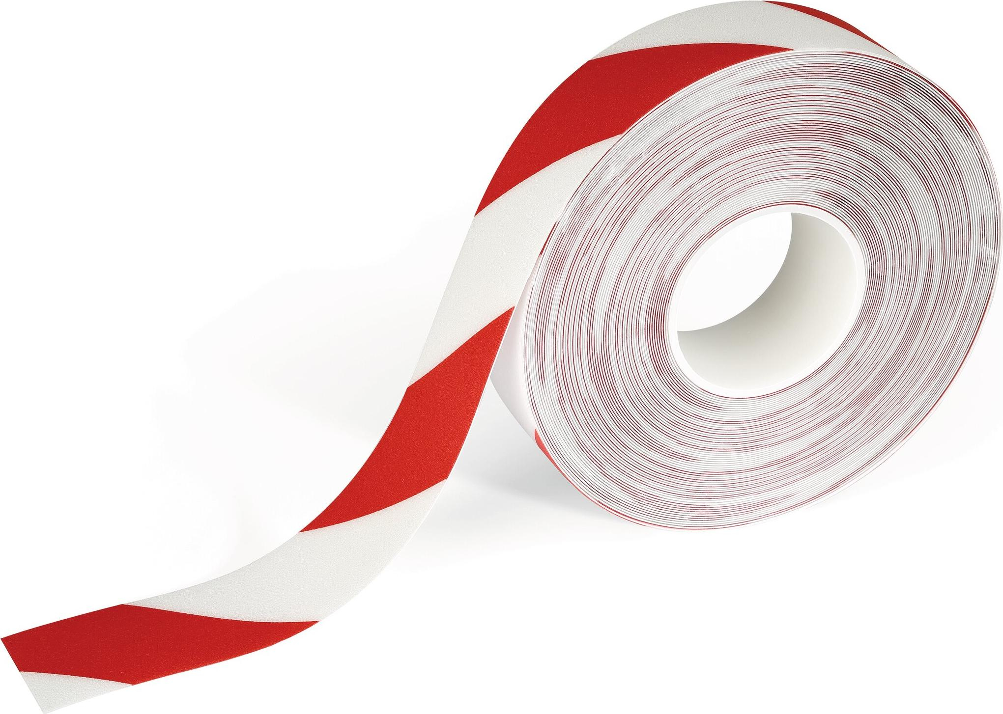 Durable DURALINE Bodenmarkierungsband rot/weiß 50mm Breite - Image 2