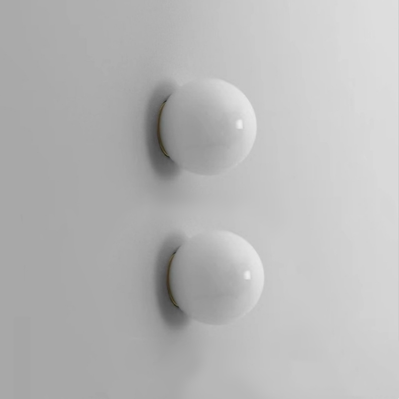 Lot De 2 Applique Murale Moderne Plafonniers Luminaires E27 En Verre
