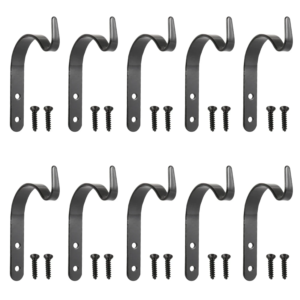 Étagère murale pour outils électriques en métal noir, double niveau, 43,2 cm