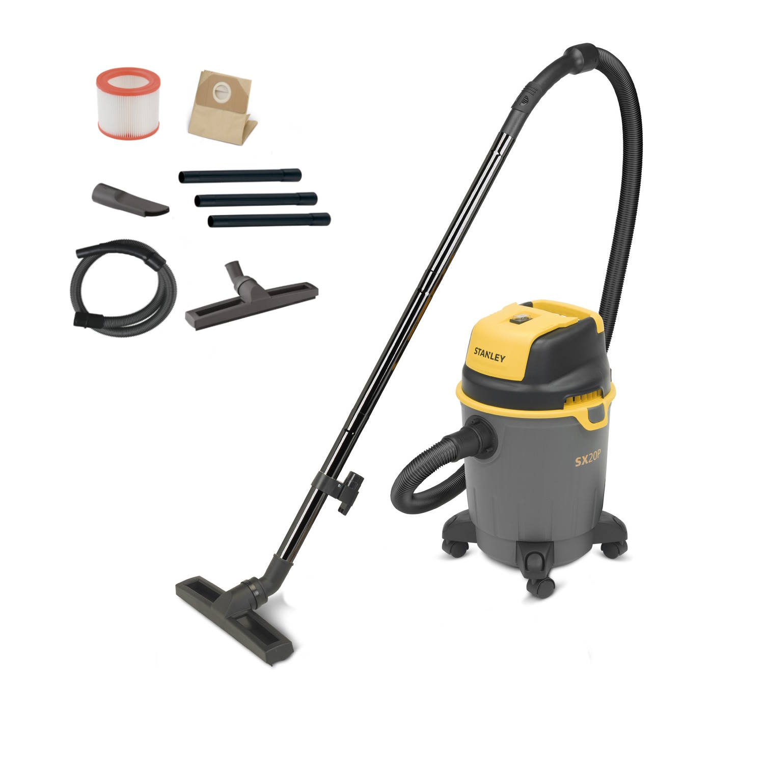 Stanley Nass-/Trockensauger, 20 Liter, 1200 W SXVC20PE - Image 5