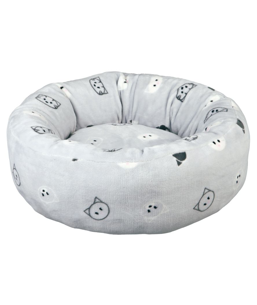 Trixie Mimi Letto Rotondo Grigio Chiaro Per Gatto Confortevole