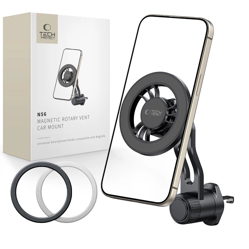 Oem Tech-Protect N56 Magsafe Kfz-Lüftungshalterung – Schwarz