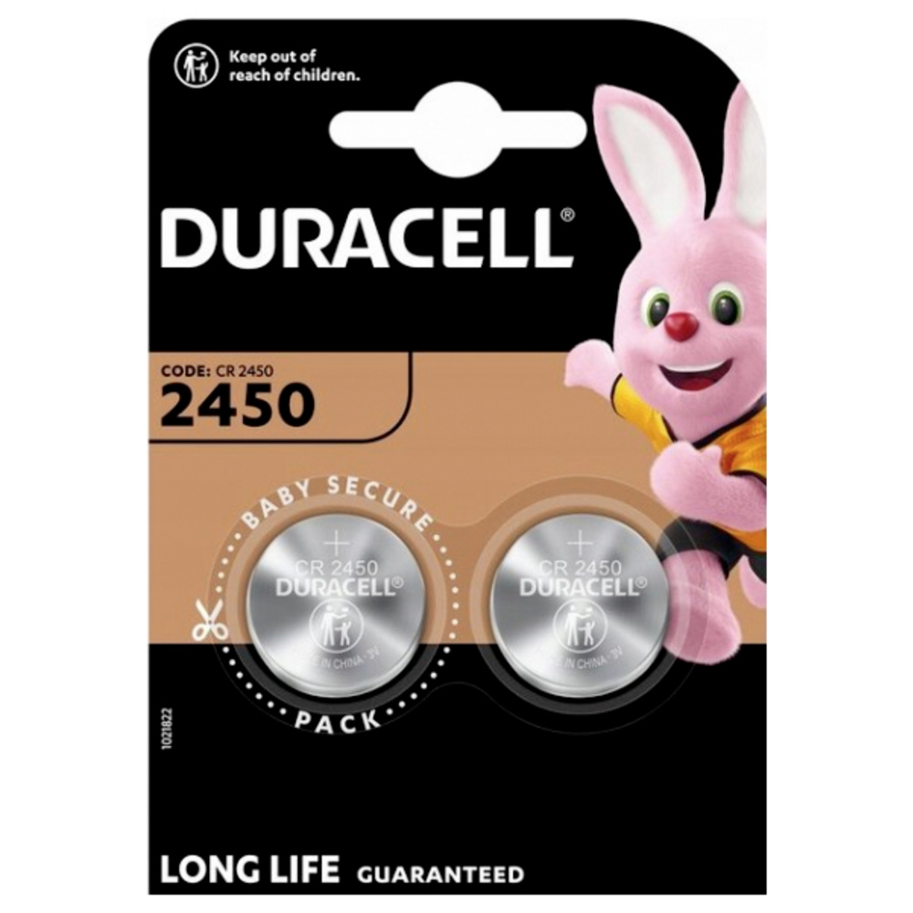 Duracell Knopfzelle Cr2450 3 V 2 St. 620 Mah Lithium Cr2450