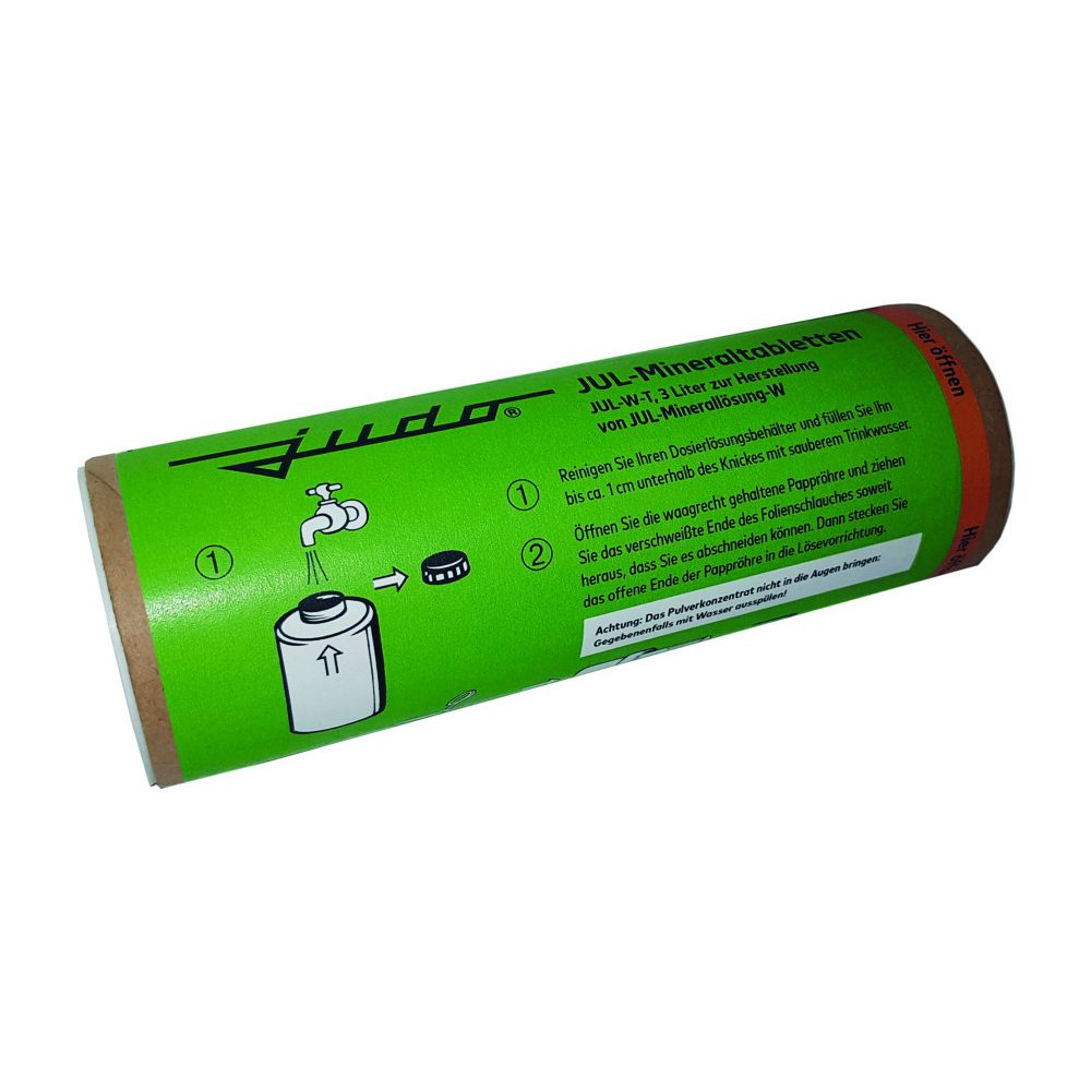 Judo Jul-W-T Mineraltabletten Zur Verhinderung Von Korrosion Und Wasserstein, Für Härtegrad 1 Bis 2 Und 6L Gebinde