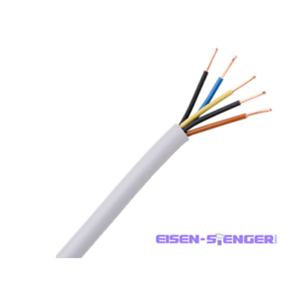 Kopp Grau Mantelleitung Nym-J 5Gx1,5Mm², 5-Adrig, 10M-Ring, - 153010840