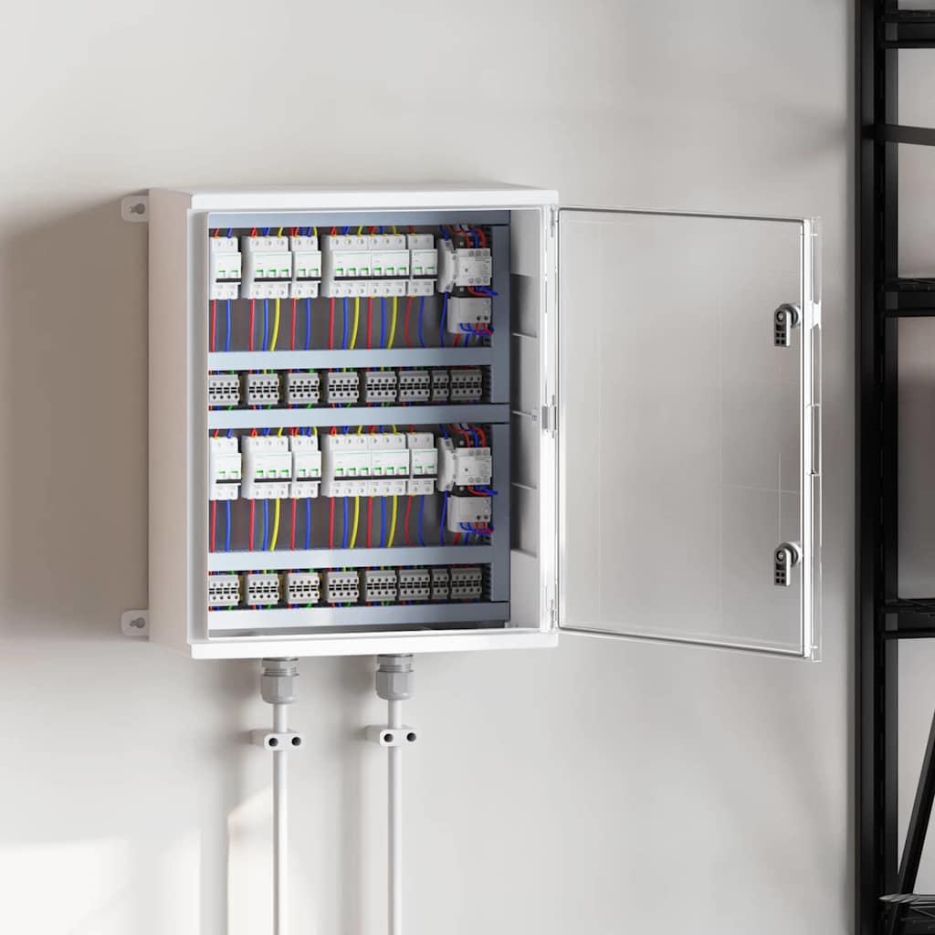 Armoire de rangement d'atelier en plastique ABS, 57 x 23 x 60 cm, gris