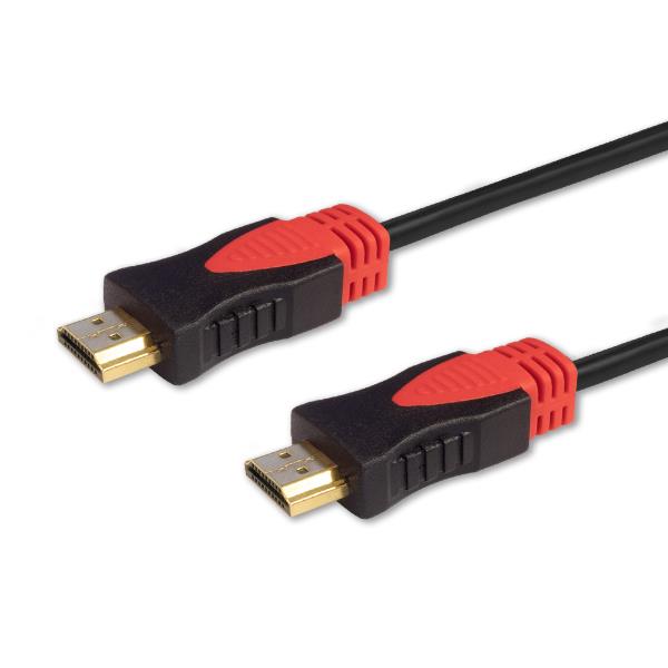 Savio HDMI (Typ A) — HDMI (Typ A) (5 m), Videokabel, Schwarz - Bild 3