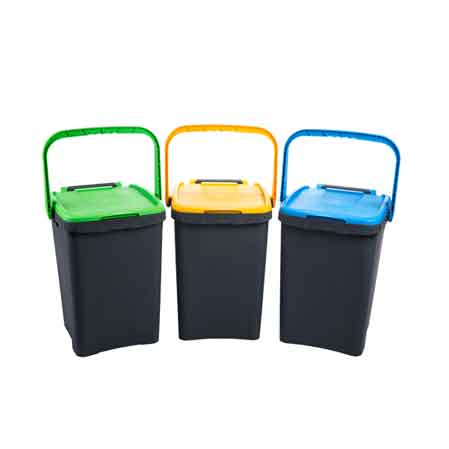 Idroweb Mülleimer Ecoplus 35 L - 43x36x43, 5 H Cm