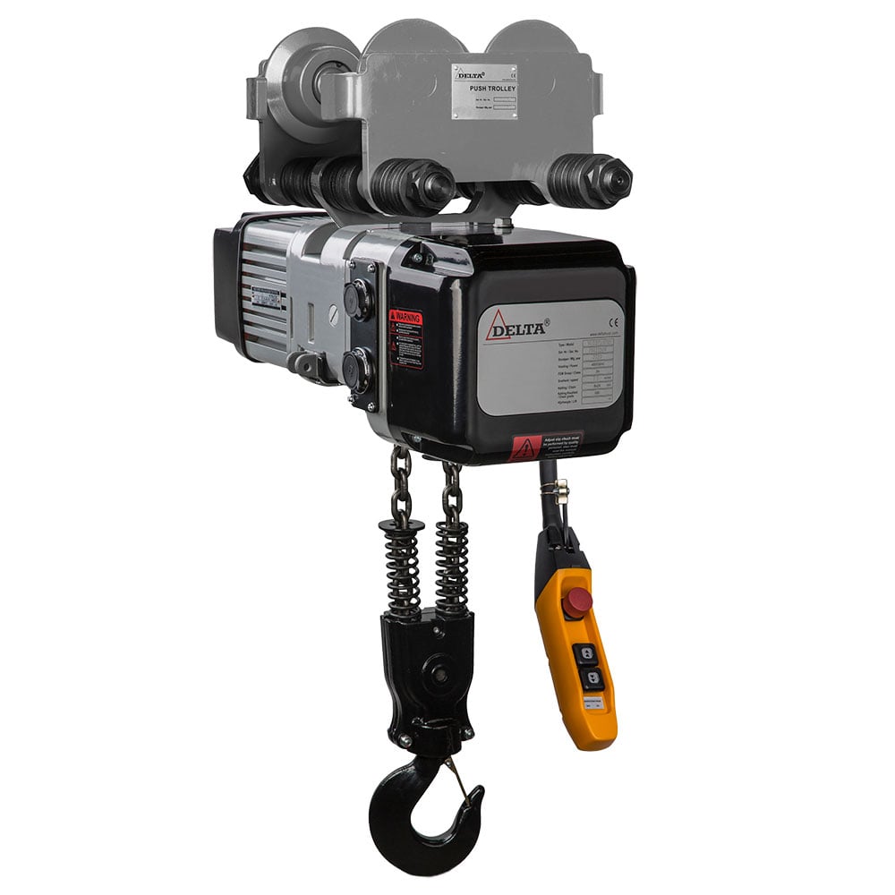 Delta Hoisting And Lifting Equipment Delta Elektrischer Kettenzug Typ Dmy Mit Handfahrwerk - 230V - Tragkraft 2,0T Hubhöhe 6M 8719482036897