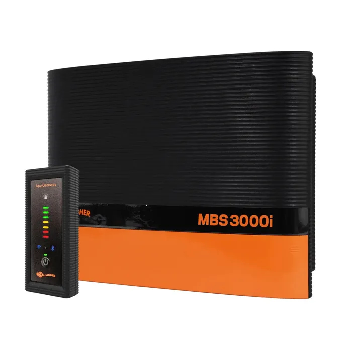 Gallagher Schwarz Elektrozaun Mit Fernbedienung Mbs3000i - Image 3