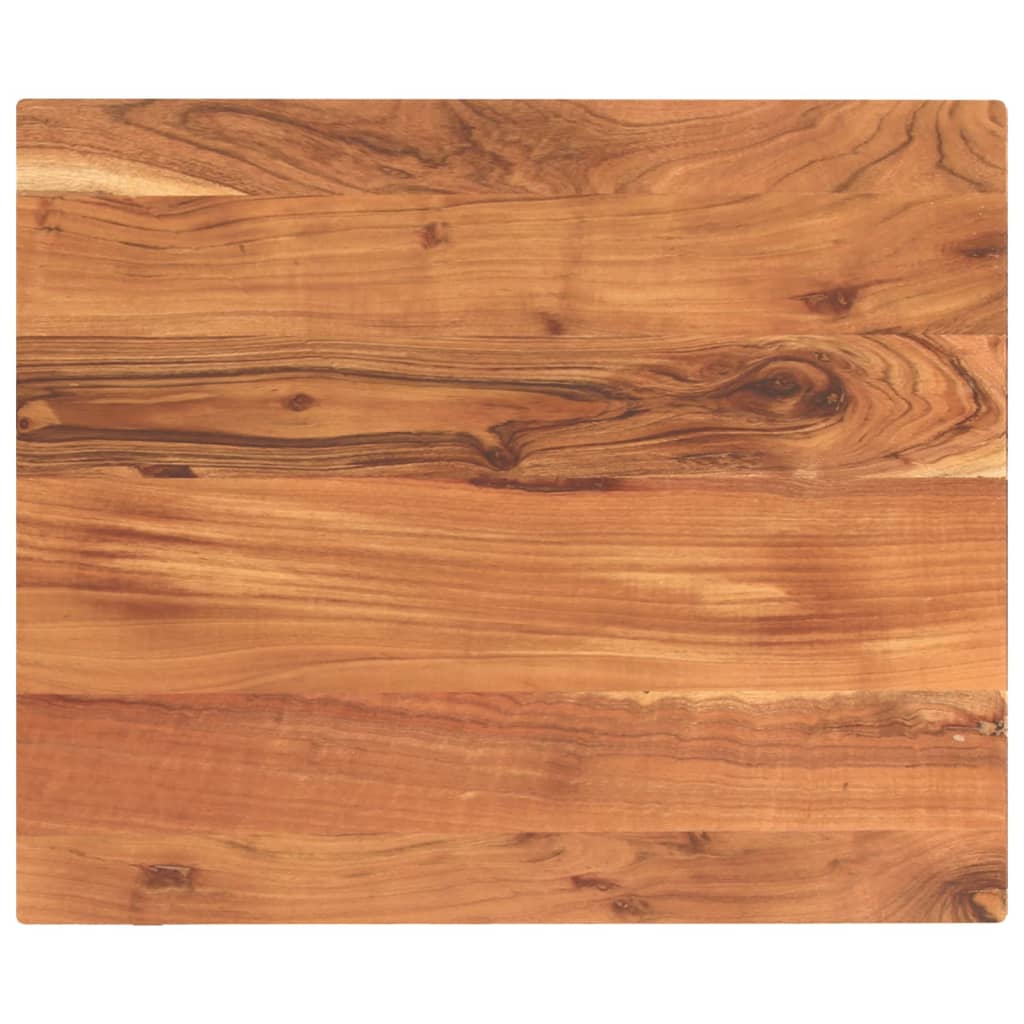 Vidaxl Dessus De Table 60x50x2,5 Cm Rectangulaire Bois Massif D'Acacia