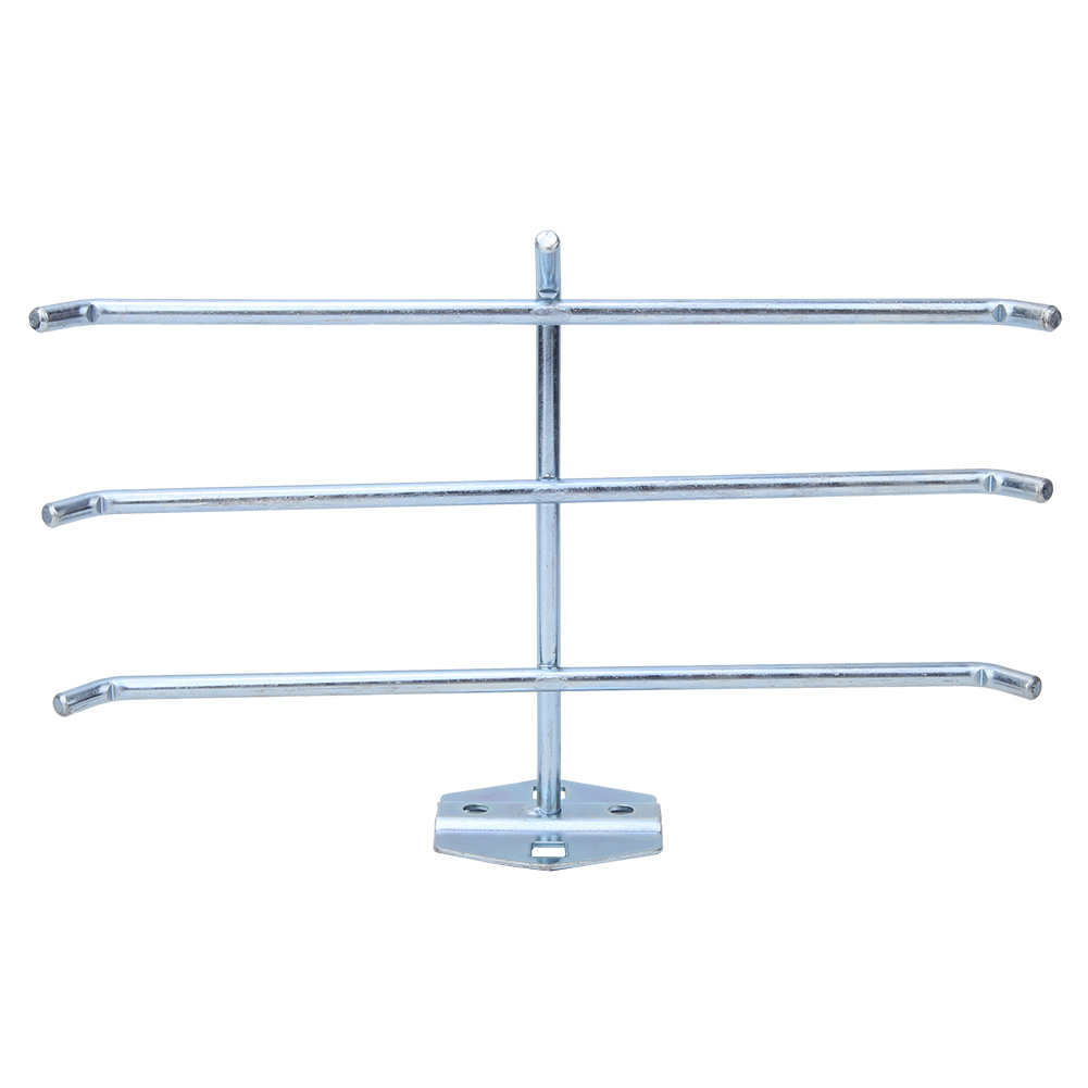 Support mural pour outils, panneau perforé, acier galvanisé, 145 x 235 mm, charge 3-5 kg