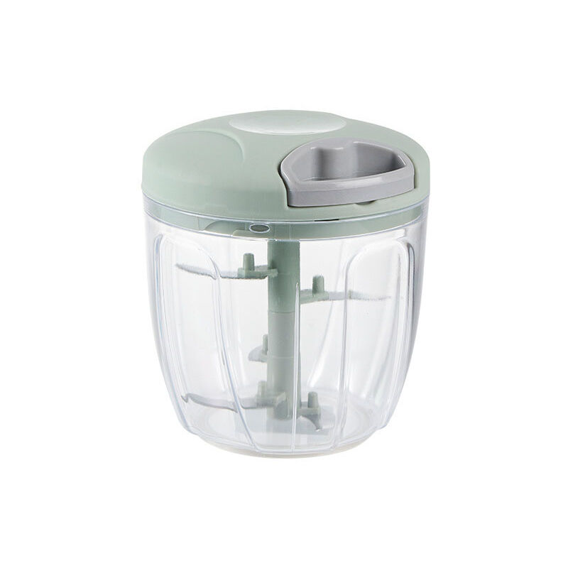 [mai Utilizzato]tritatutto Per Verdure, Tritacarne Manuale A 5 Lame, Insalata Di Cipolle Da 900 Ml, Macchina Per Tagliare Salsicce/noci, Pappe Per Bambini, Spremiaglio - Verde