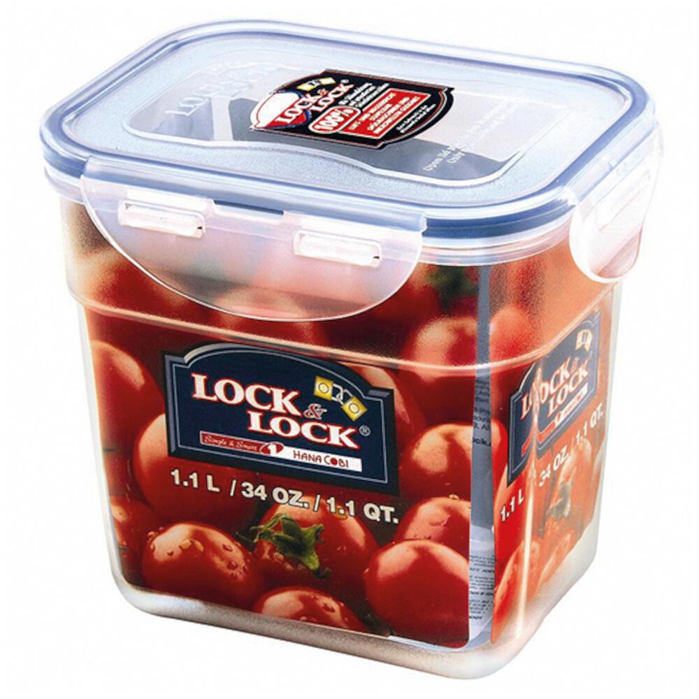 Lock & Lock Vorratsdose Rechteckig, 1000 Ml 145 X 110 X 128 Mm, Nestbar