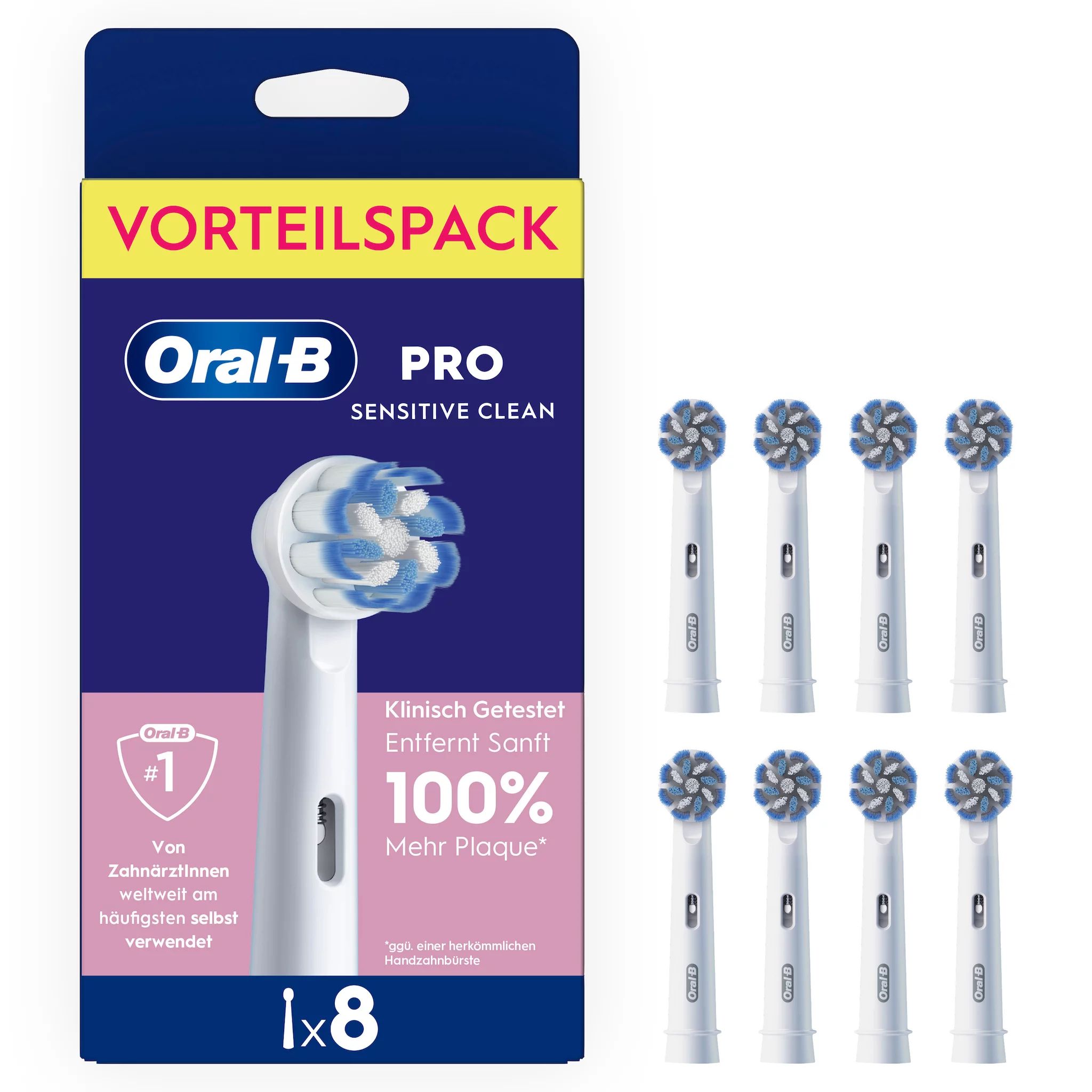 Oral-B Pro Sensitive Clean 8Er Aufsteckbürsten