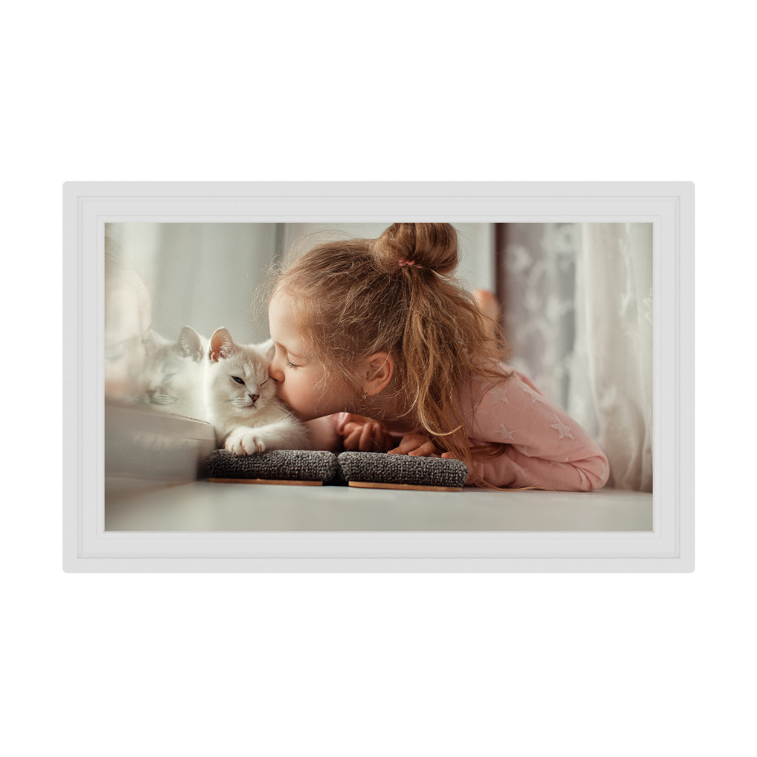 Thomson F15w Cornice Per Foto Digitali Bianco 39,6 Cm 15.6 Touch Sc...