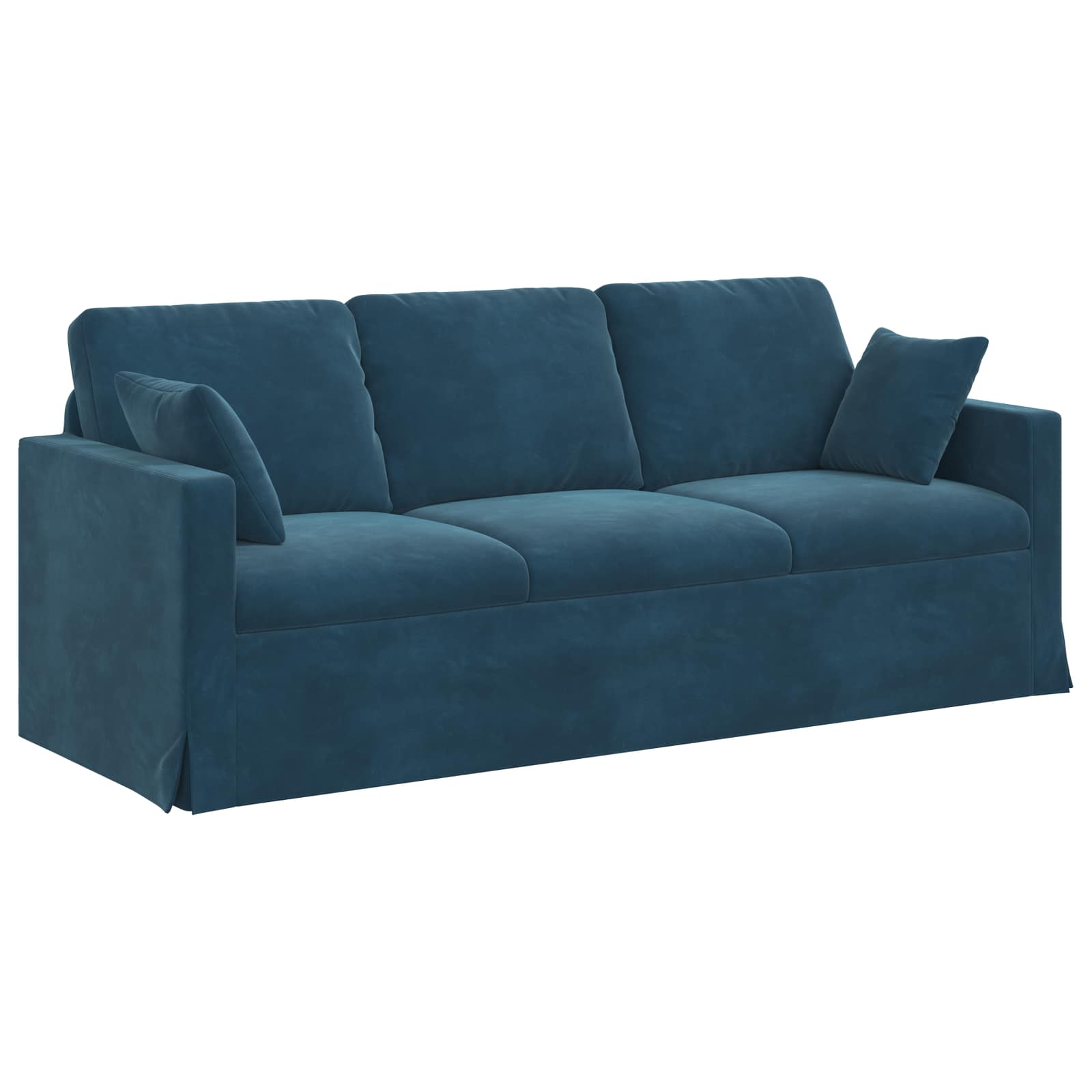 Sofa Blue 198 X 78 X 80 Cm Velvet Vidaxl