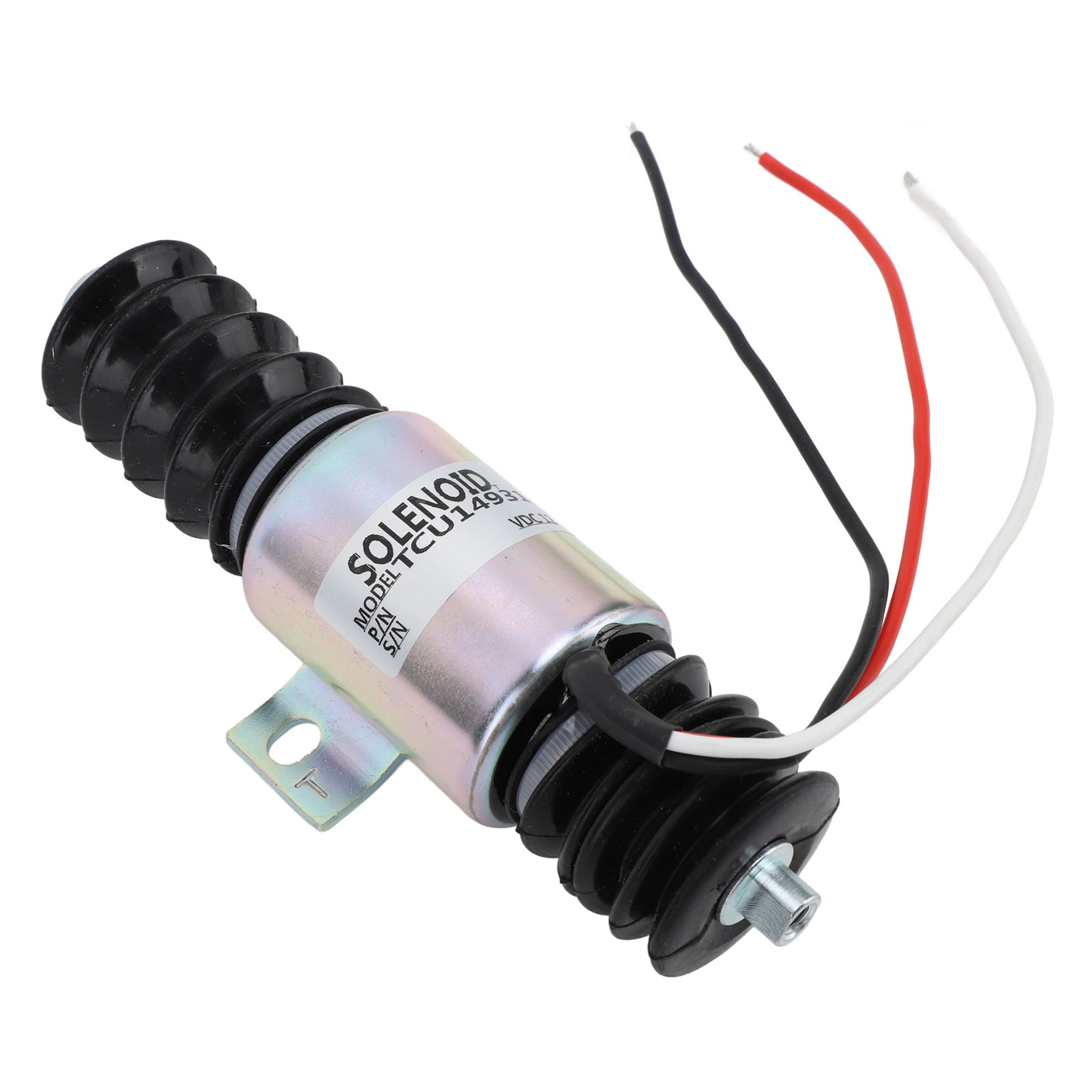 Électrovanne d'arrêt 12V pour génératrice, solénoïde de coupure de carburant, fer, 55mm
