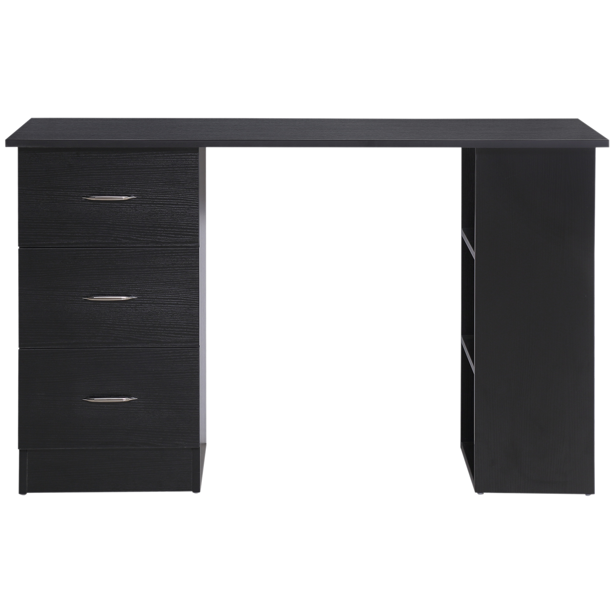 Bureau Avec Rangement, Table Informatique 120 X 50 Cm