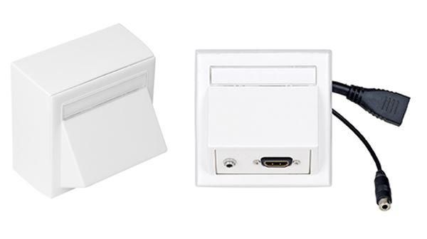 Vivolink Weiss Steckdose, Wall Connection Hdmi+ 3,5Mm - Bild 3