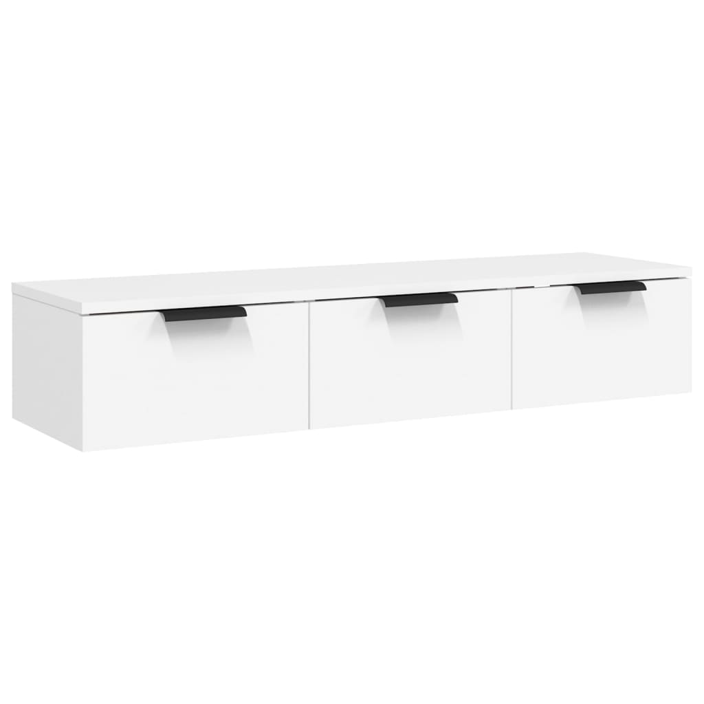 Armoire Murale Salon,meuble Bas De Rangement,meuble Tv Blanc 102x30x20