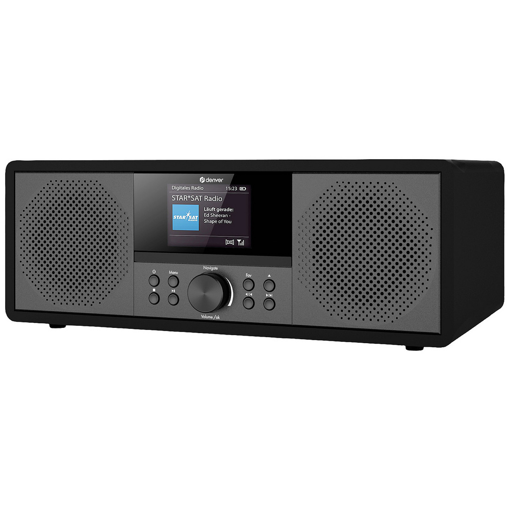 Denver MIR-270B, Internet, Analog & Digital, AM, DAB+, Automatischer Suchlauf, Automatisches Tuning, 200 W, 1-Weg - Bild 5