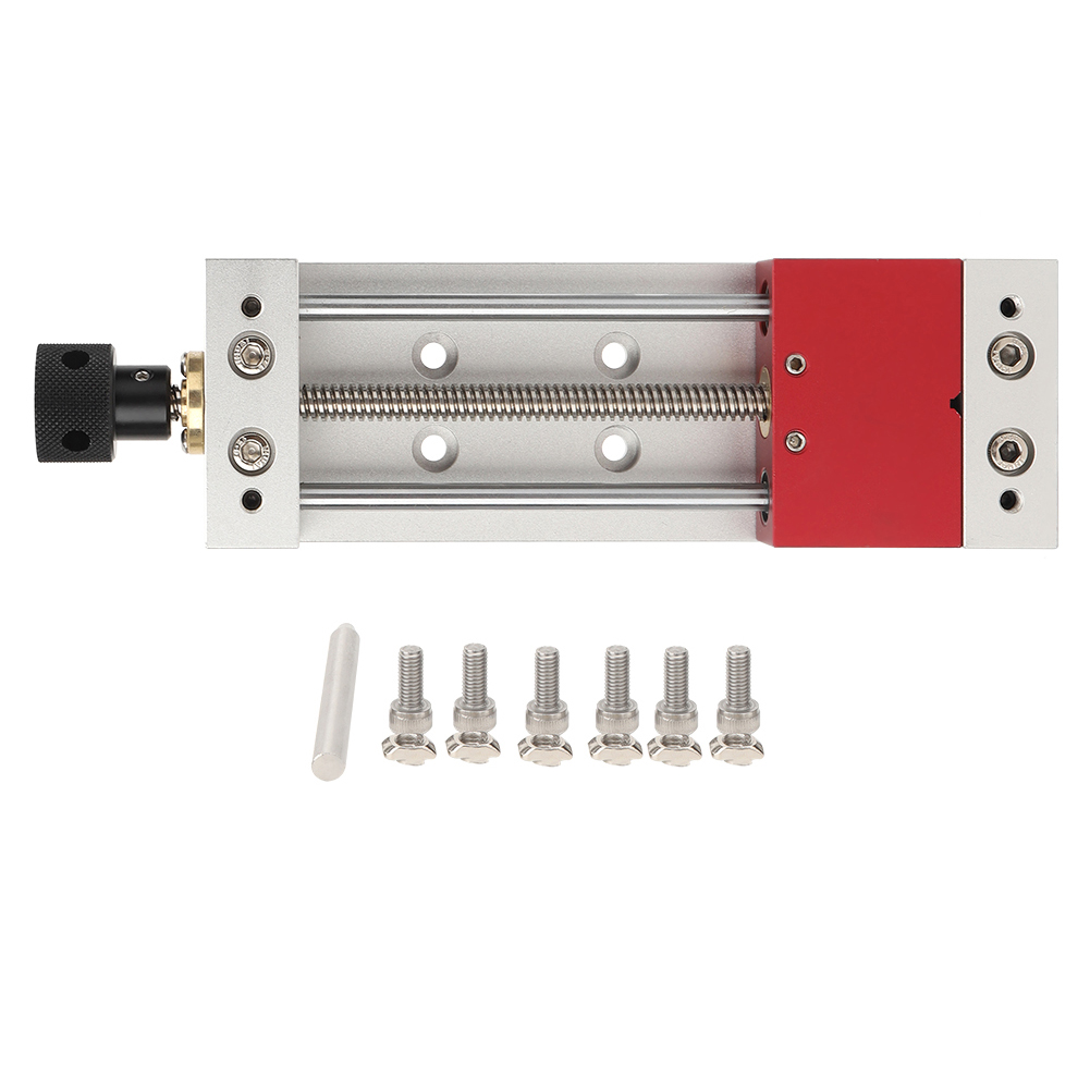 Étau d'établi à pince en aluminium, ouverture 93 mm, mâchoires polies oxydées, 1 pièce