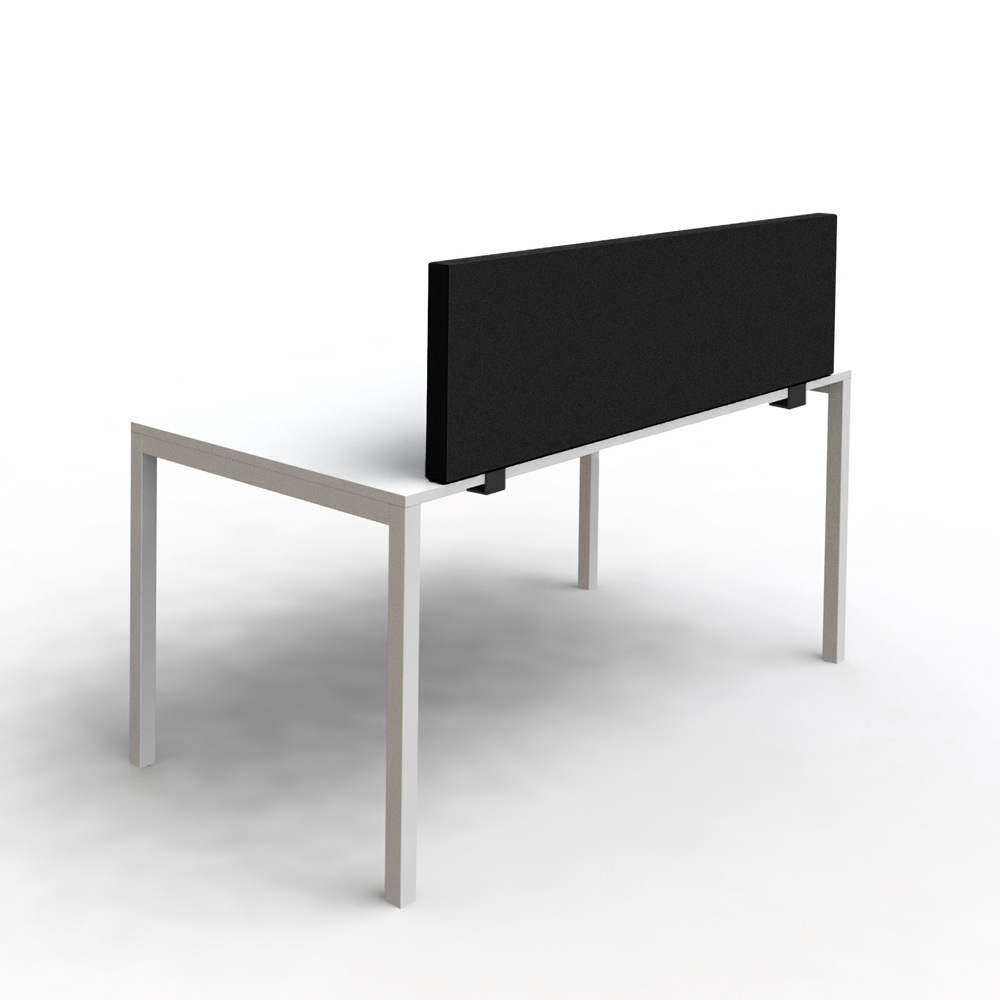 Vivol - Spacio Akustik Trennwand - 120x40cm - Klemmfunktion - Schwarz