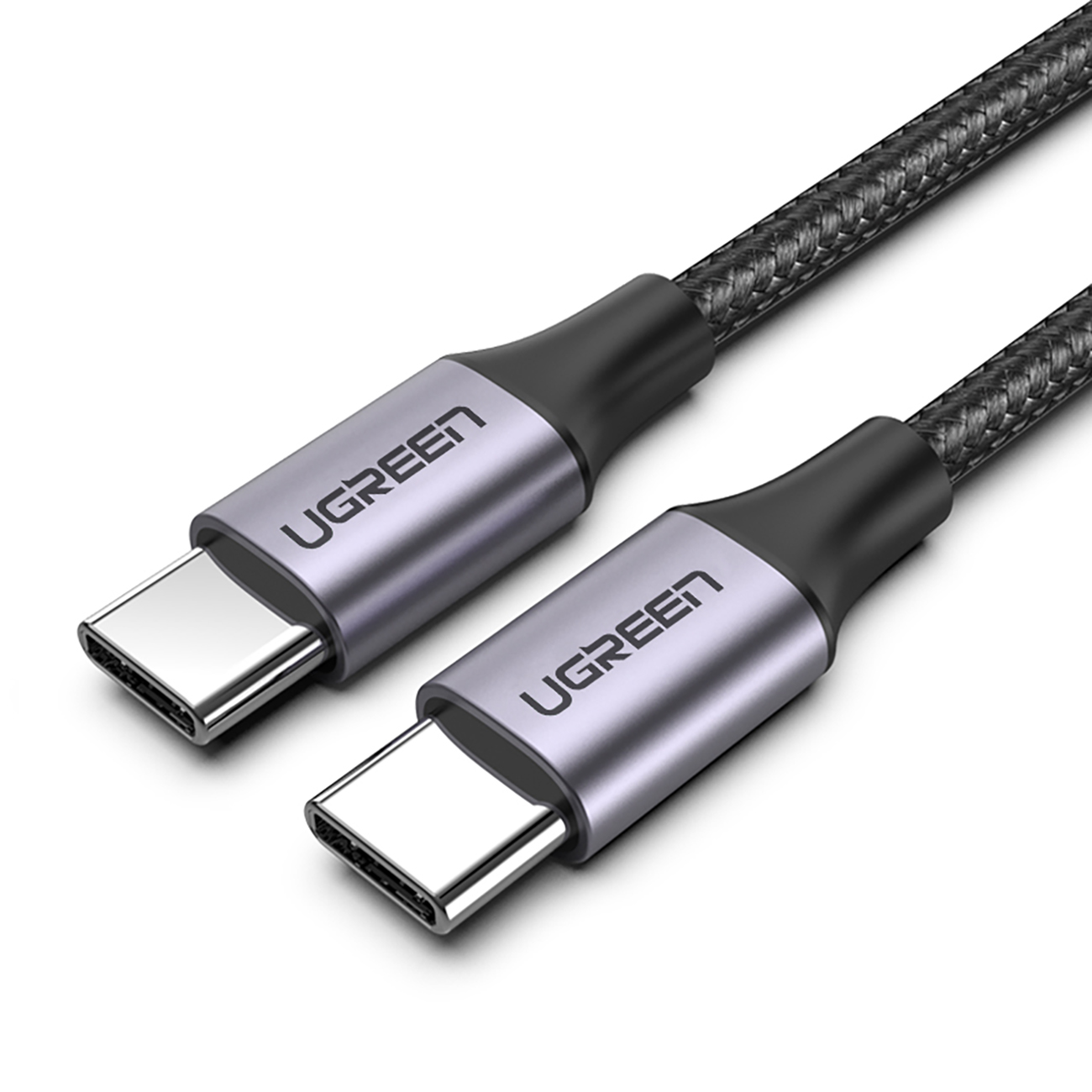 Ugreen Grau Daten- Und Ladekabel Usb-C - Usb-C Us161, 60W, 1.5M, - Bild 3