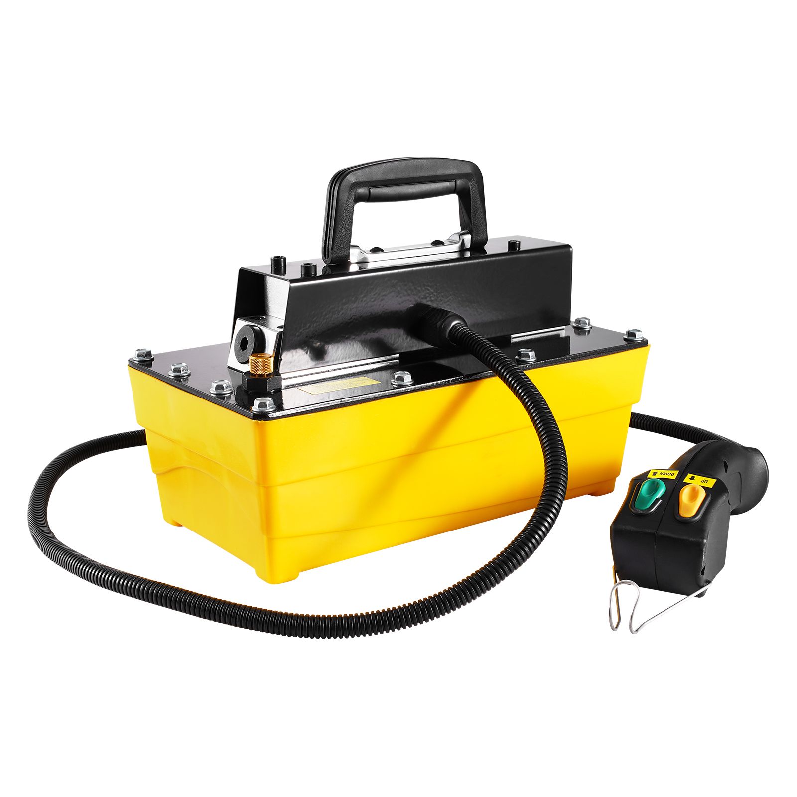 Pompe hydraulique pneumatique 689 bar, réservoir 2,3 L, télécommande 3 m, YUDO