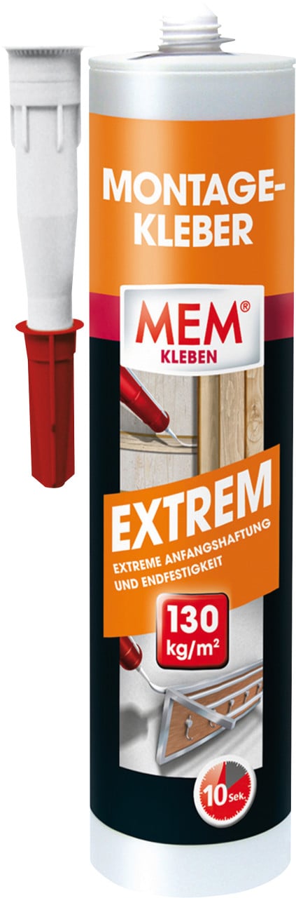 Mem Weiß - Montage-Kleber Extrem 380 G Kraftkleber Baukleber