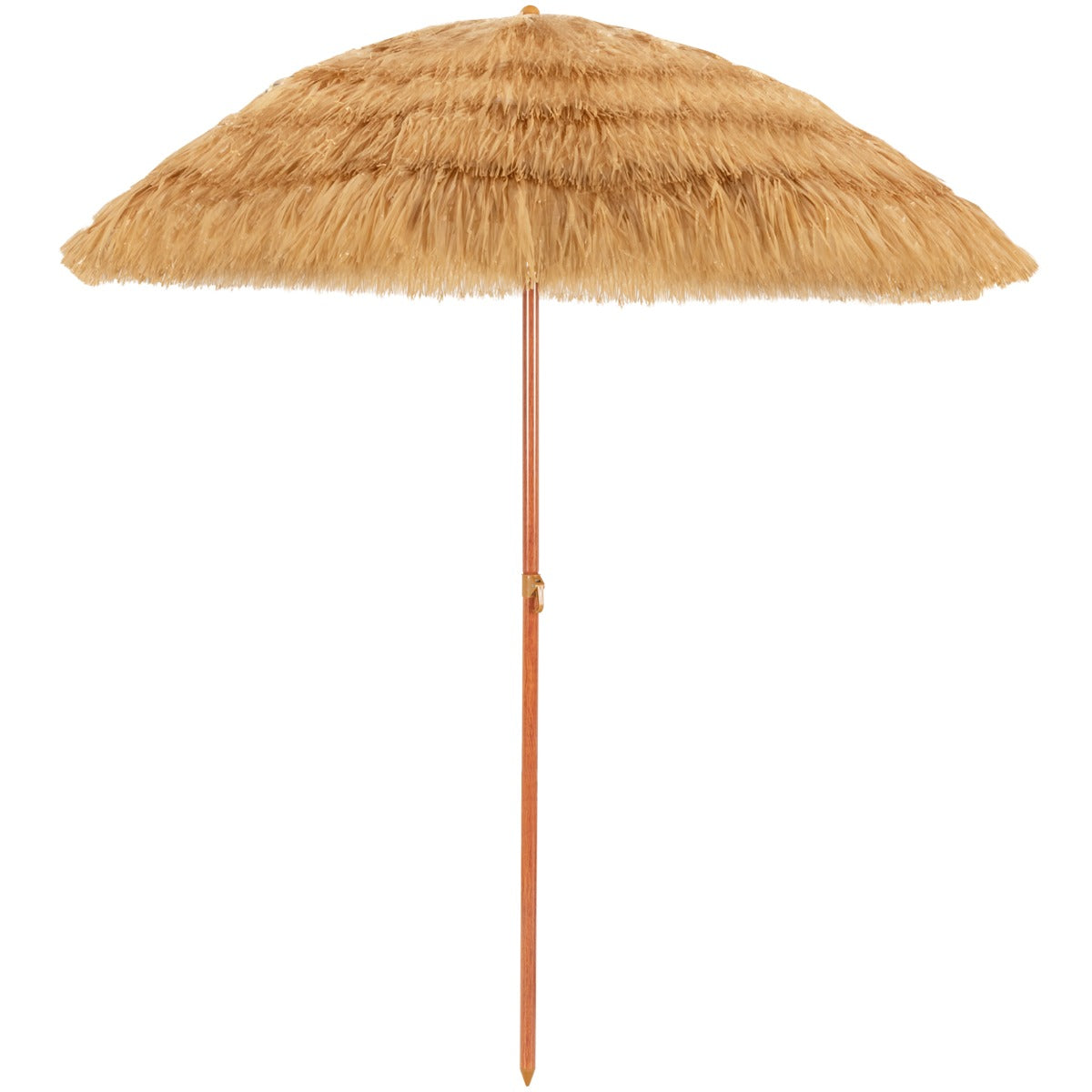 Parasol Inclinable 200 Cm Grande Surface Ombragée Pour Plage Cour