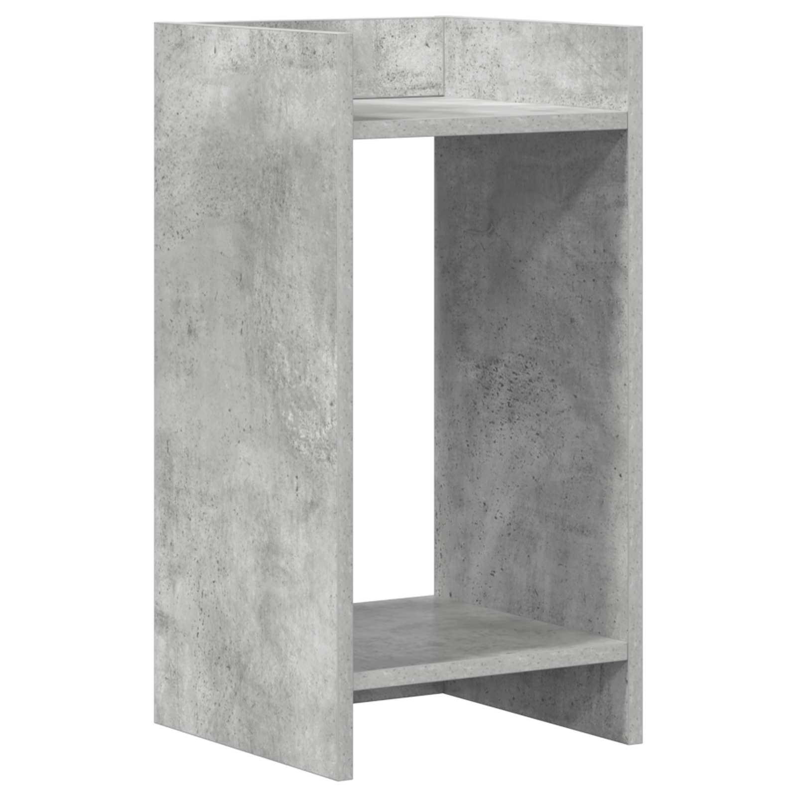Vidaxl Plant Stand Concrete Grey 30 X 30 X 60 Cm Engineered Wood 8721364556423