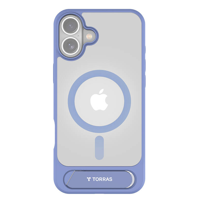 Torras Pstand Series Hülle Für Iphone 16 (blau)