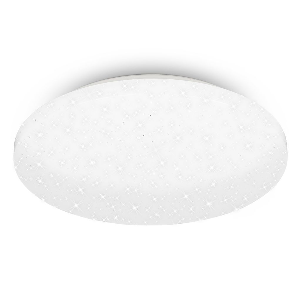 Brilo - Led Deckenleuchte 6 Cm 12 Watt Ip44 Spritzwasserschutz 1250lm Weiß Ner