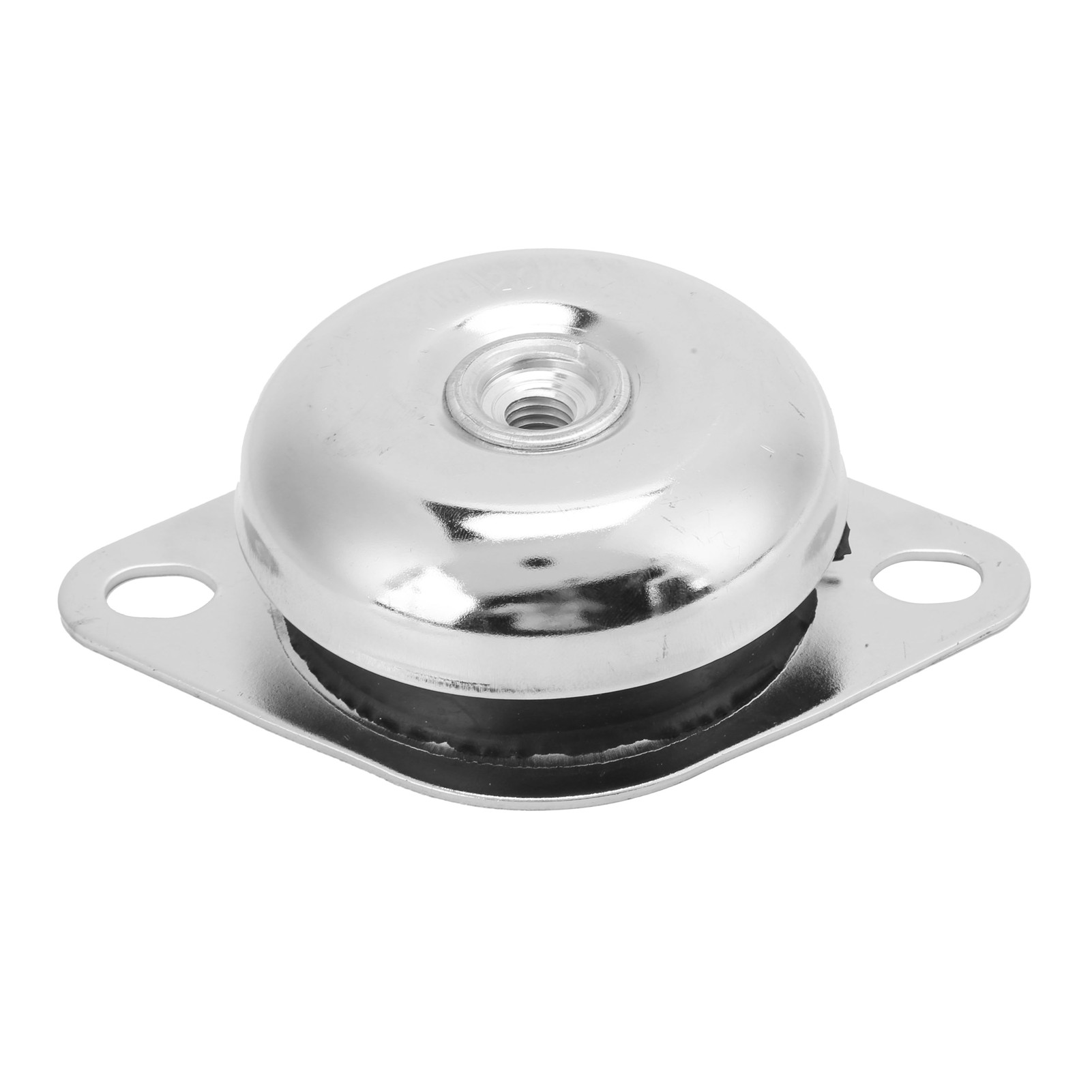 Coussinet de pied métallique en acier inoxydable, charge 200 kg, filetage 12 mm, cylindrique