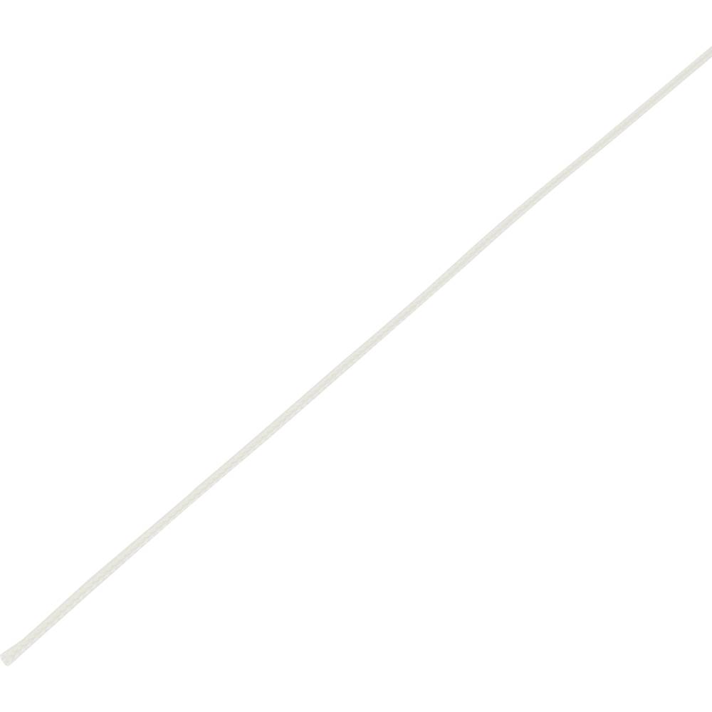 TRU Components 1572561 CBBOX0408-WT Geflechtschlauch Weiß PET 4 bis 8mm 10m