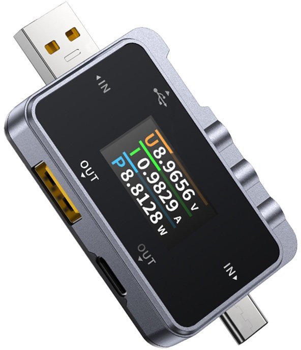 USB-Tester 2-in-1 FNIRSI FNAC-28 USB-C USB-A - Bild 3