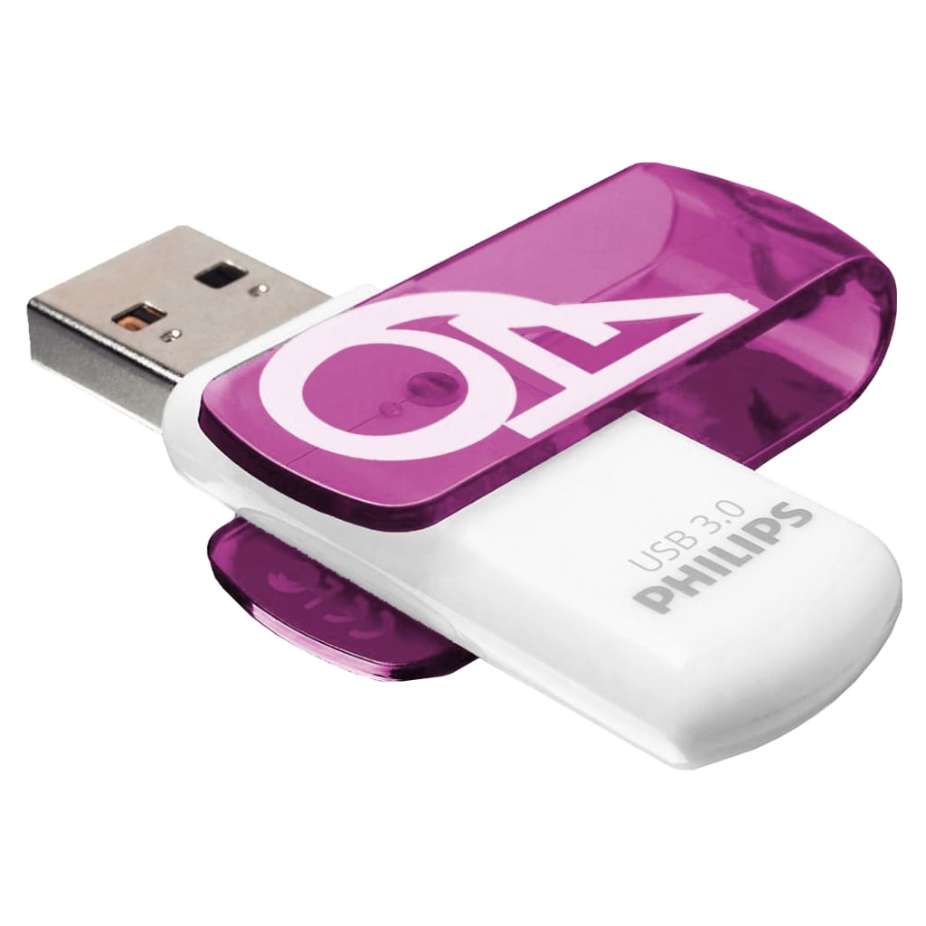 Philips FM64FD00B Vivid Edition 30 - USB flash drive - 64 GB - 64GB - USB-Stick - Bild 4